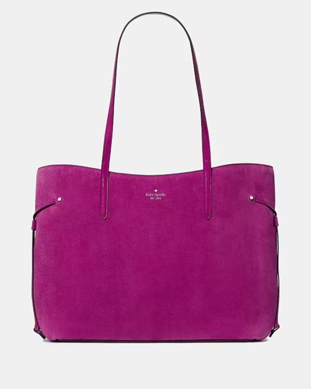 Kate Spade Cleo Suede Tote Bag, Beet NWT